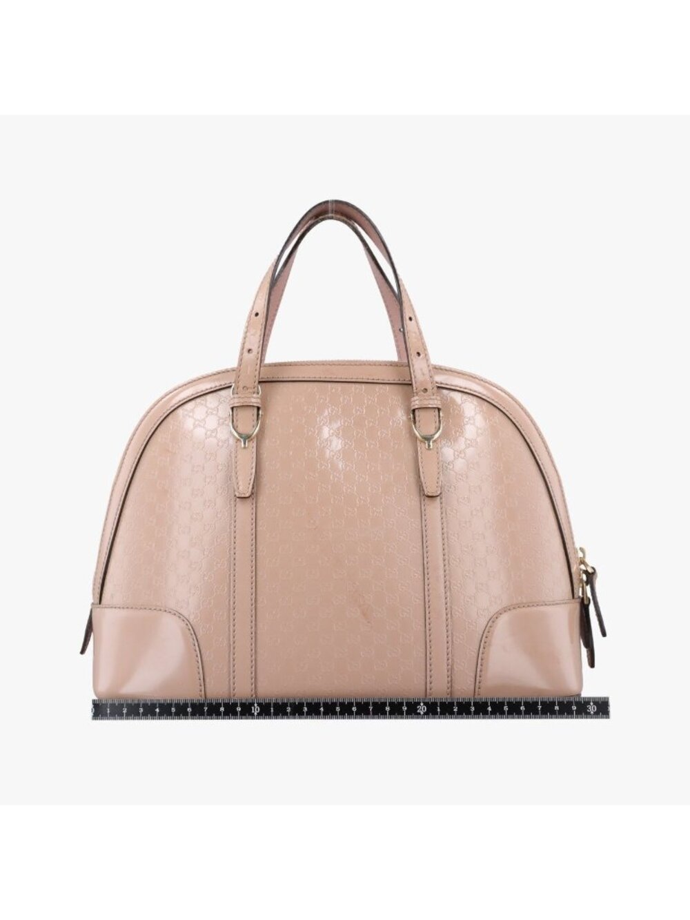 Gucci Micro Guccissima Beige Patent - Picture 2 of 16